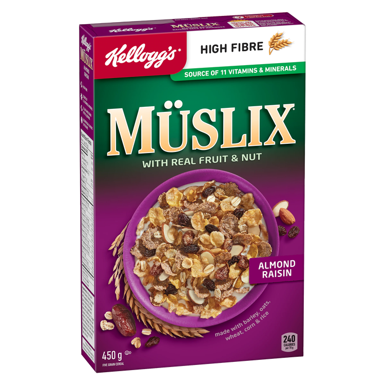 Mueslix Cereal Box